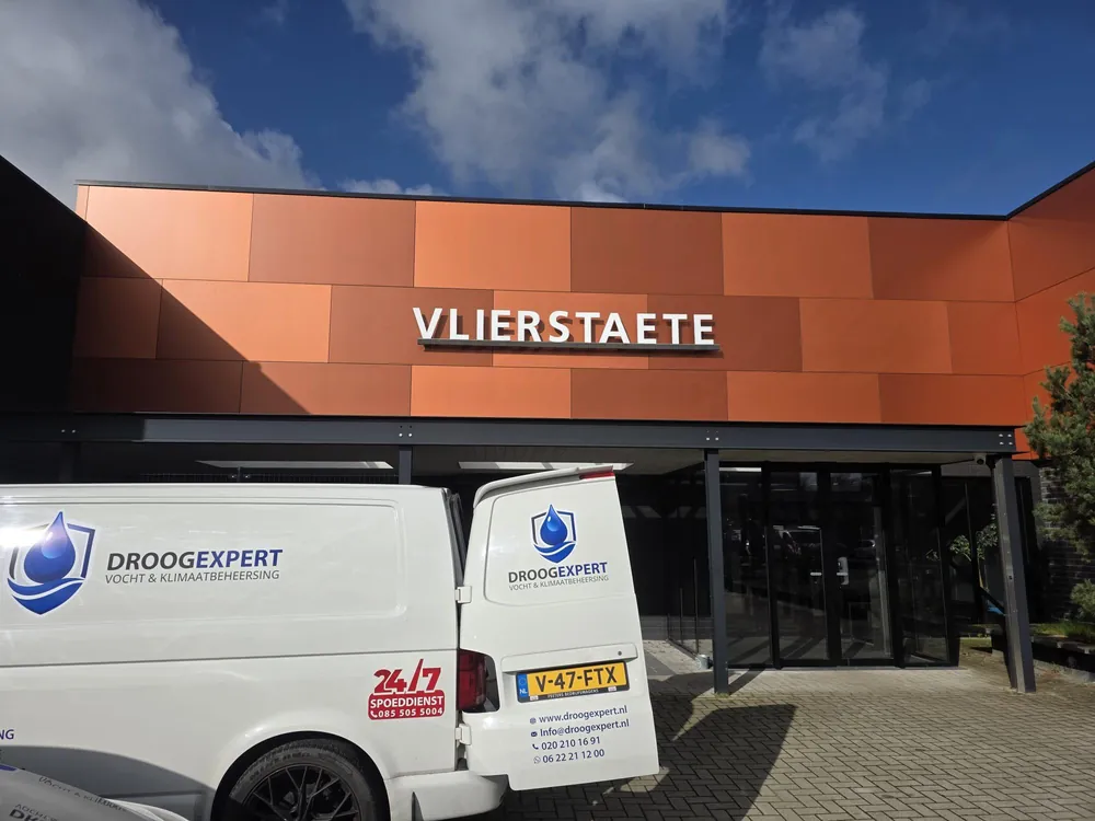 Droogexpert op locatie bij Vlierstaete
