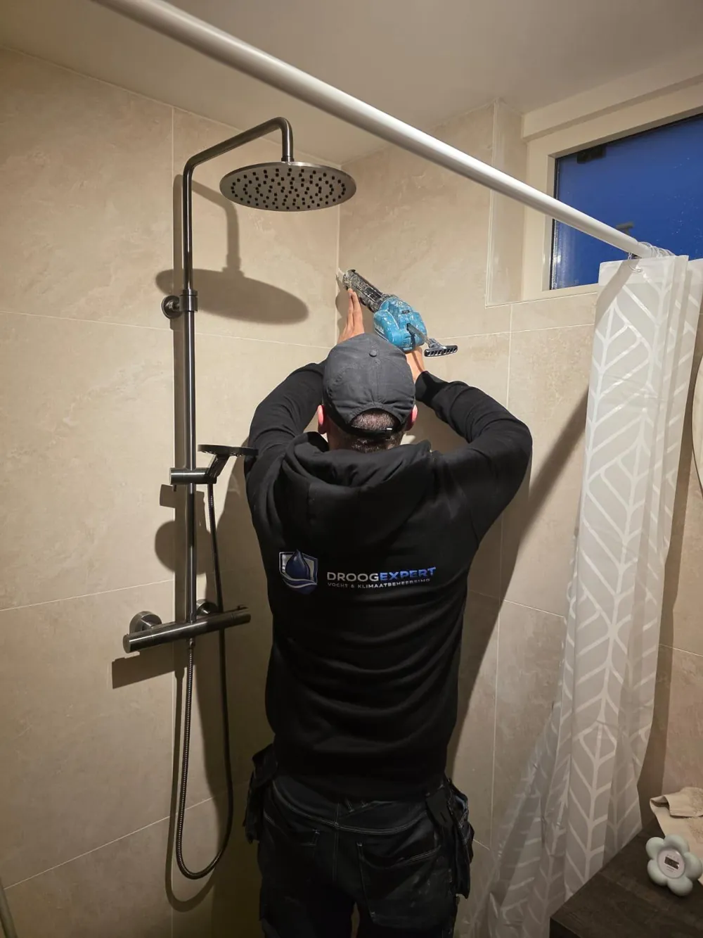 Onderzoek in de douche