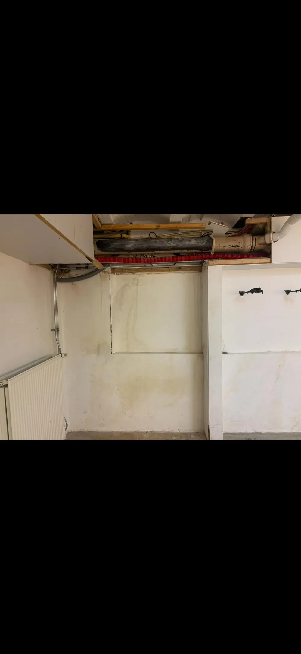 Geopend plafond bij een keuken